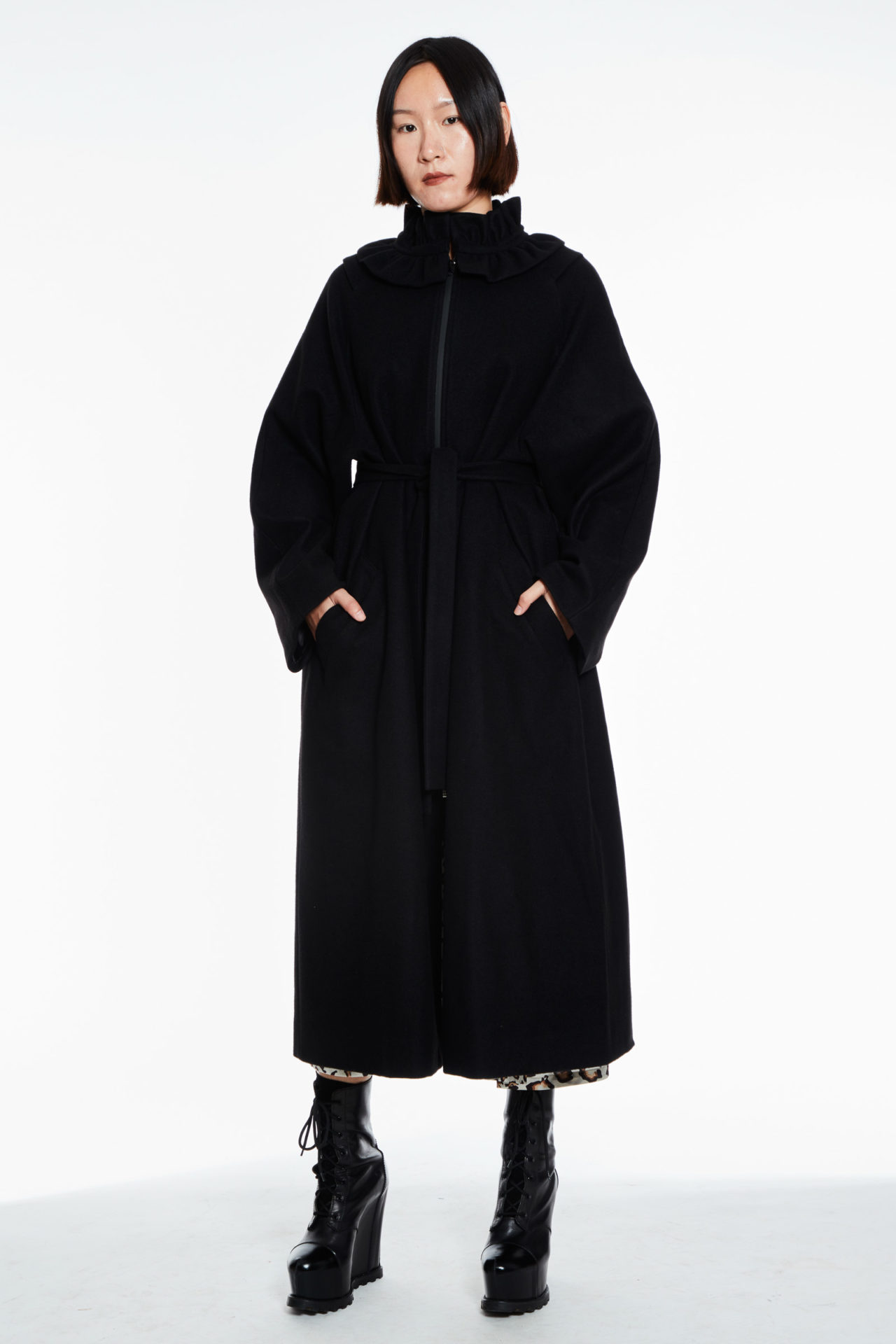AW20-ruffledcoat-loden-1